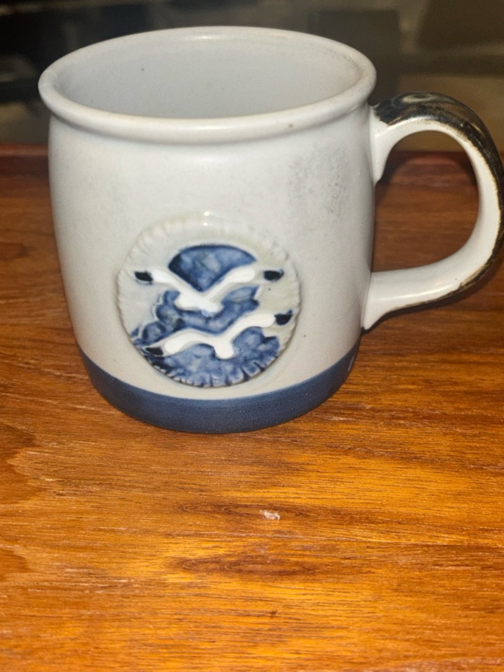 Vintage Otagiri Original Stoneware Coffee Mug Seagull Japan